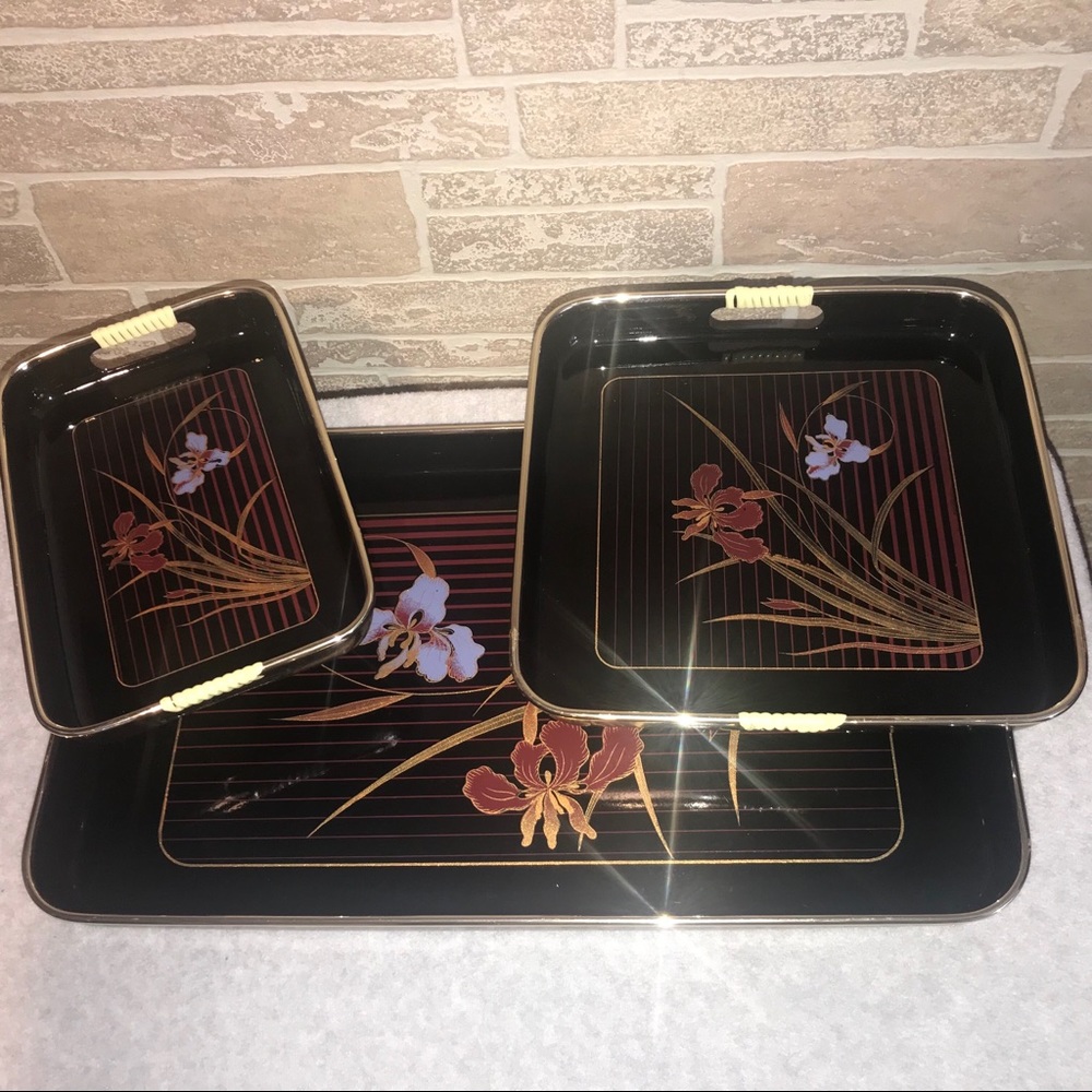 Vintage Nesting Tray set